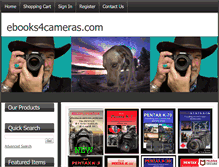 Tablet Screenshot of ebooks4cameras.com